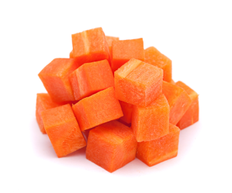 Karottenwürfel