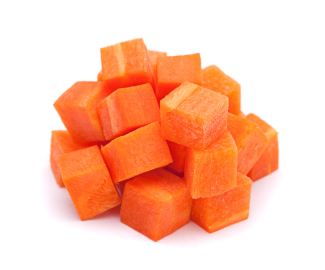 Diced carrots